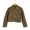 シーイン SHEIN フェイクレザー ライダースジャケット レディース import:M