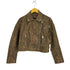 シーイン SHEIN フェイクレザー ライダースジャケット レディース import:M