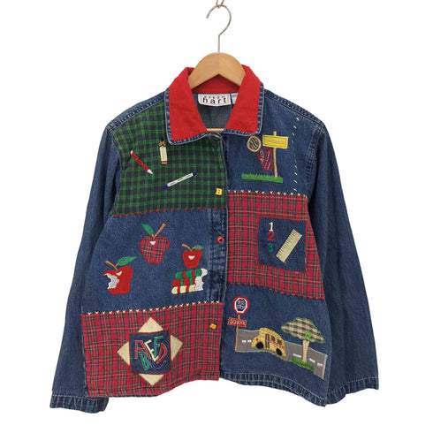 karen hart パッチワーク デニムシャツ レディース import:M