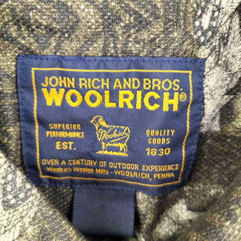 ウールリッチ WOOLRICH 90~00S オープンカラーボックスシャツ メンズ