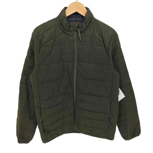 ギャップ Gap ヘリンボーン ツイル プリマロフト 中綿 ジップアップ ブルゾン PRIMALOFT メンズ import:XS