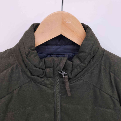 ギャップ Gap ヘリンボーン ツイル プリマロフト 中綿 ジップアップ ブルゾン PRIMALOFT メンズ import:XS