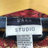 sara studio チャイナ パッチワーク デニムジャケット レディース import:M