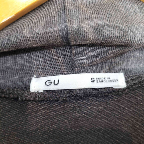 ジーユー GU ウォッシュドスウェットパーカ メンズ JPN:S