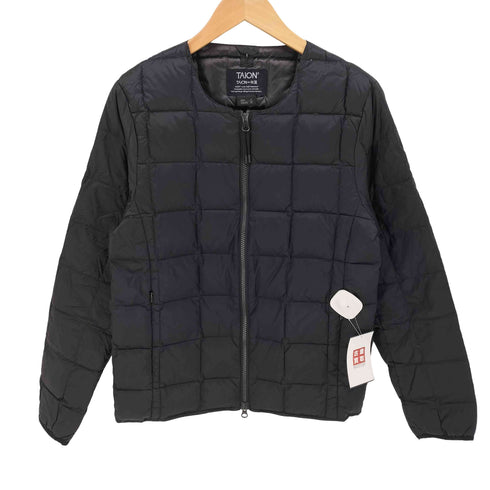 タイオン TAION クルーネック ダブルジップ インナーダウン メンズ JPN:S