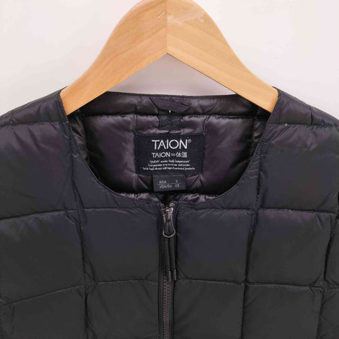 タイオン TAION クルーネック ダブルジップ インナーダウン メンズ JPN:S