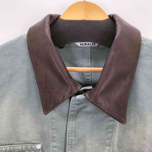 オーラリー AURALEE オーガニックコットンダックブルゾン メンズ