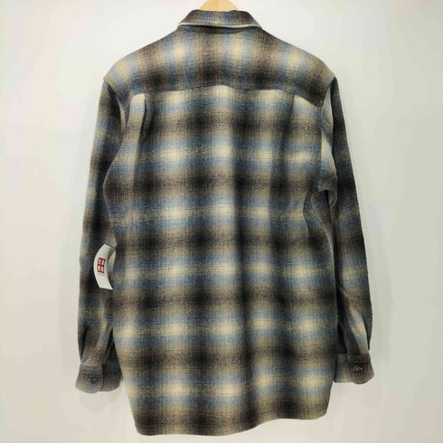 Flyivg Scotsman オンブレチェック フラップポケット ヘビー フランネル L/S シャツ メンズ JPN:M