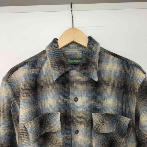 Flyivg Scotsman オンブレチェック フラップポケット ヘビー フランネル L/S シャツ メンズ JPN:M