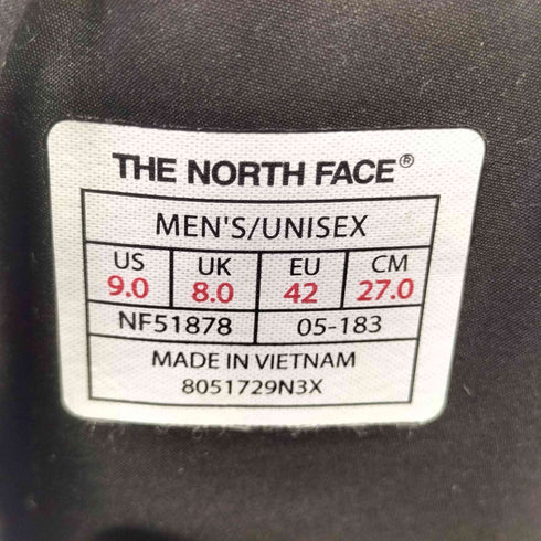 ザノースフェイス THE NORTH FACE NUPTSE BOOTIE WOOL IV ヌプシ ブーティー ウール IV メンズ JPN:27
