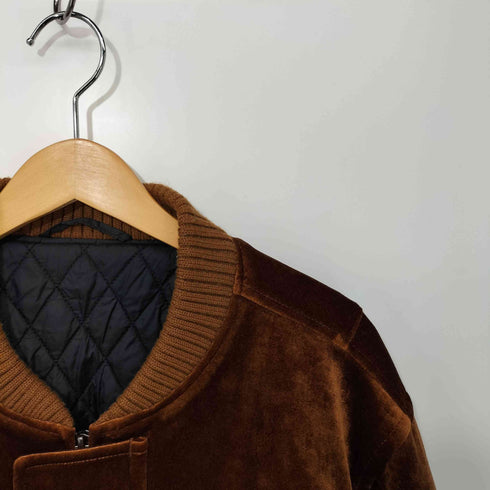 サタデーズニューヨークシティ Saturdays NYC ベルベット ボンバージャケット フライトジャケット メンズ import:L