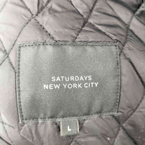 サタデーズニューヨークシティ Saturdays NYC ベルベット ボンバージャケット フライトジャケット メンズ import:L