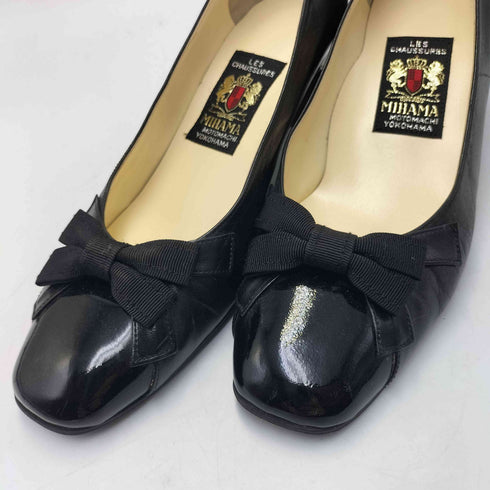 ミハマ MIHAMA リボン装飾 パンプス レディース JPN:24