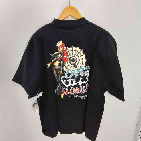 エドハーディー Ed Hardy アメトラ スパイダー クルーネックTシャツ メンズ import:M