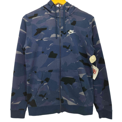 ナイキ NIKE AS M NSW CLUB CAMO HOODIE FZFT 迷彩 カモ ジップアップ パーカー メンズ JPN:S