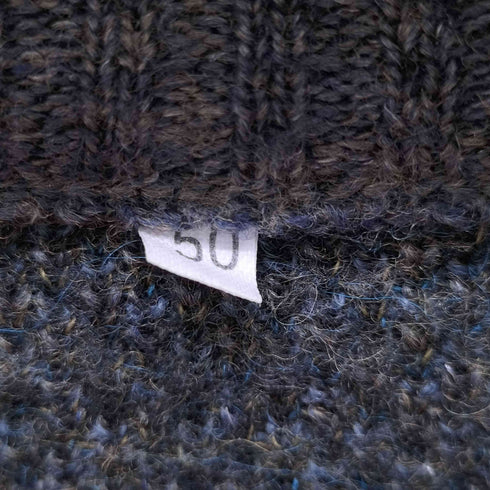 アーガイル クルーネックカーディガン レディース 50