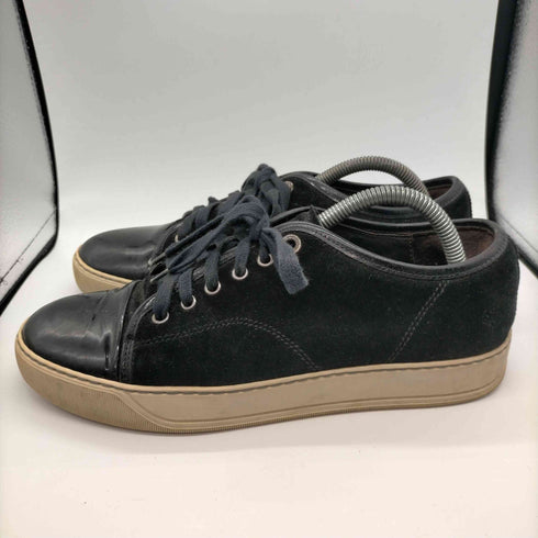 ランバン LANVIN エナメル スエード コンビ ローカット スニーカー メンズ 6