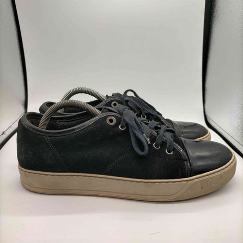 ランバン LANVIN エナメル スエード コンビ ローカット スニーカー メンズ 6