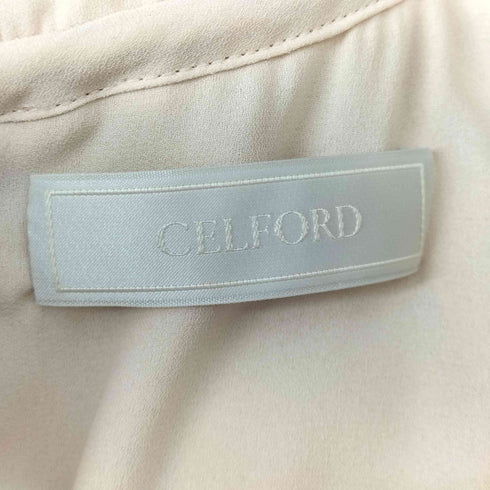 セルフォード CELFORD バックサテンボウタイワンピース レディース 36