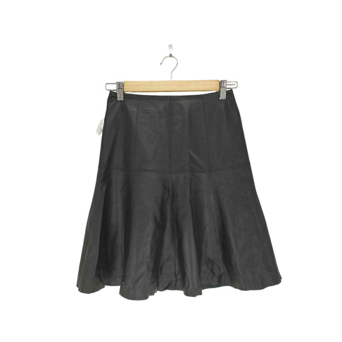 lamb leather ラムレザーフレアスカート レディース 26