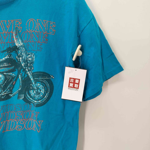 ハーレーダビッドソン HARLEY-DAVIDSON バイクプリント クルーネックTシャツ メンズ import:L