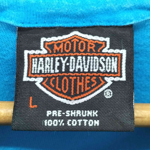 ハーレーダビッドソン HARLEY-DAVIDSON バイクプリント クルーネックTシャツ メンズ import:L