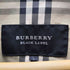 バーバリーブラックレーベル BURBERRY BLACK LABEL 00S 裏地 ノバチェック 袖 ロゴ 刺繍 ワイヤー 襟 チンスト付き コットン ワーク ウエスタン シャツ ジャケット 比翼 Y2K メンズ import:L