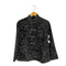 トリココムデギャルソン tricot COMME des GARCONS 01AW ベルベッド ベロア チャイナシャツ レディース JPN:M