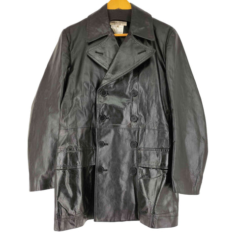 キャサリンハムネットロンドン KATHARINE HAMNETT LONDON シープレザーダブルブレストコート メンズ import:M