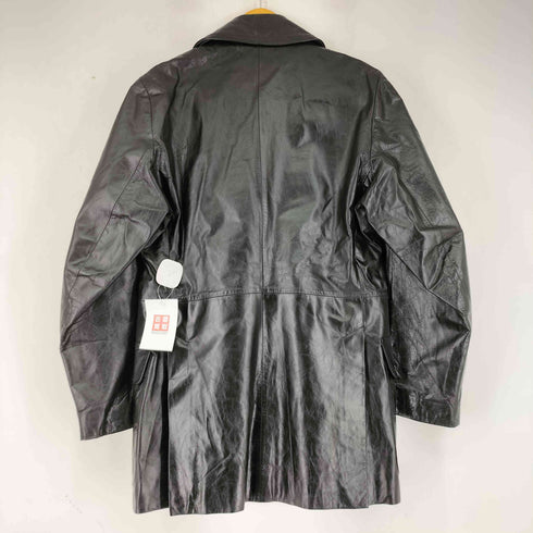 キャサリンハムネットロンドン KATHARINE HAMNETT LONDON シープレザーダブルブレストコート メンズ import:M