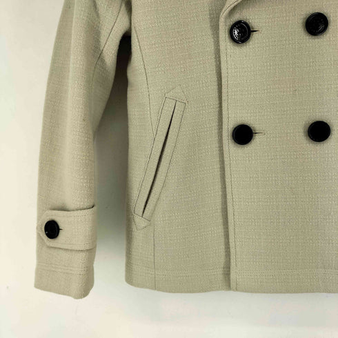 バーバリーブラックレーベル BURBERRY BLACK LABEL ウールピーコート メンズ import:S