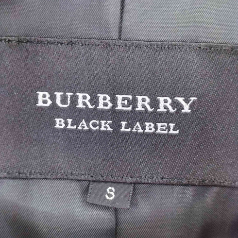 バーバリーブラックレーベル BURBERRY BLACK LABEL ウールピーコート メンズ import:S