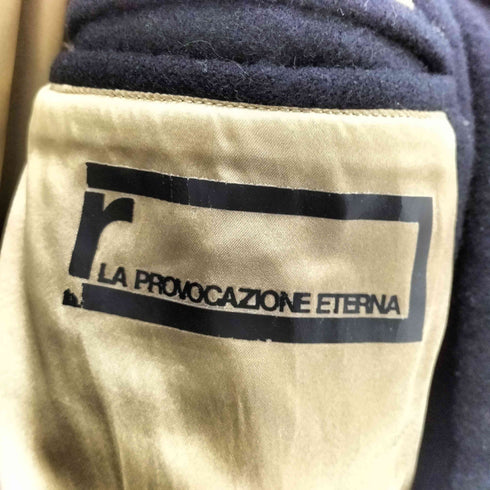 アールリップヴァンウィンクル r LA PROVOCAZIONE ETERNA カシミヤ混ジップアップウールフーデッドジャケット メンズ JPN:4