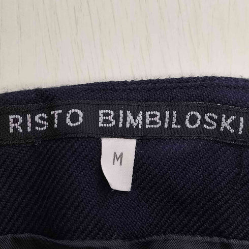 RISTO BIMBILOSKI ニットドッキング ウール アシンメトリースカート レディース