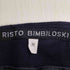 RISTO BIMBILOSKI ニットドッキング ウール アシンメトリースカート レディース