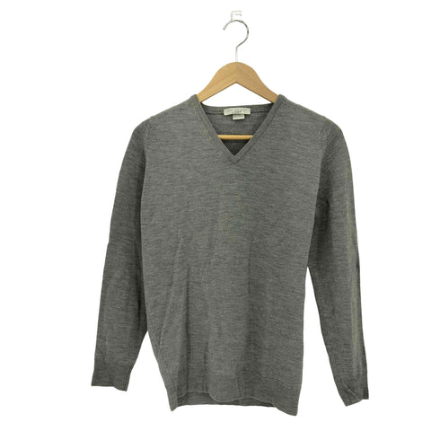 ジョンスメドレー JOHN SMEDLEY 別注 イングランド製 Vネック ウール ニットセーター メンズ