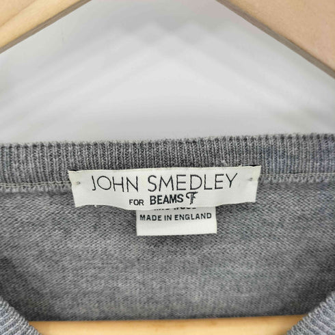 ジョンスメドレー JOHN SMEDLEY 別注 イングランド製 Vネック ウール ニットセーター メンズ