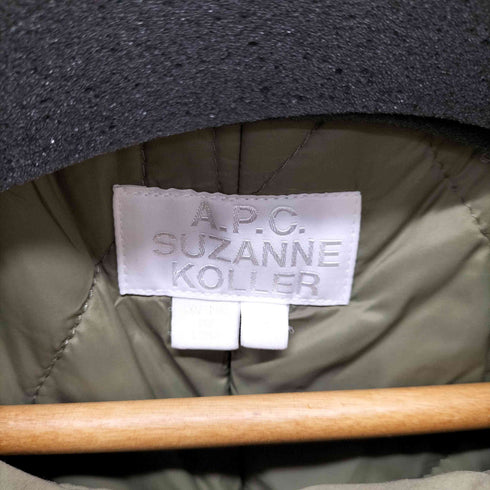 アーペーセー A.P.C. SUZANNE KOLLER 裏地キルティング 中綿 モッズコート レディース JPN:2