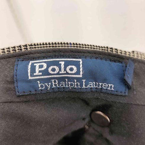 ポロバイラルフローレン Polo by RALPH LAUREN 90s 2タック チェック ストレート スラックスパンツ メンズ 170