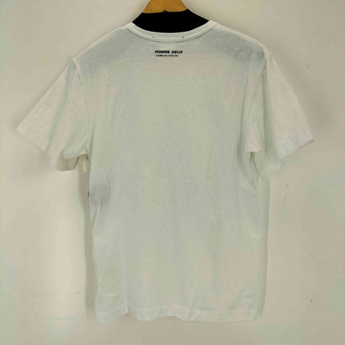 コムデギャルソンオムドゥ COMME des GARCONS HOMME DEUX 25SS 綿天竺 背ロゴプリント Tシャツ メンズ JPN:S