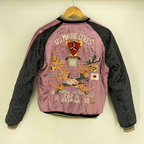 テイラートウヨウ TAILOR TOYO テーラー東洋 SOUVENIR JACKET 別珍×サテン OKINAWA×USMC龍 メンズ JPN:M