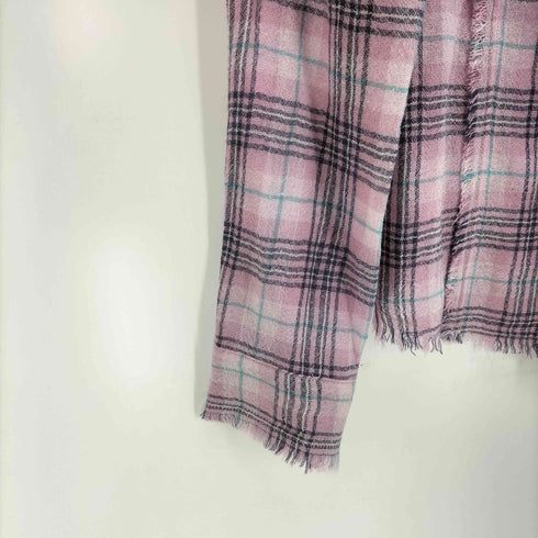 マウジー moussy DOUBLE FRONT TARTAN シャツ レディース FREE