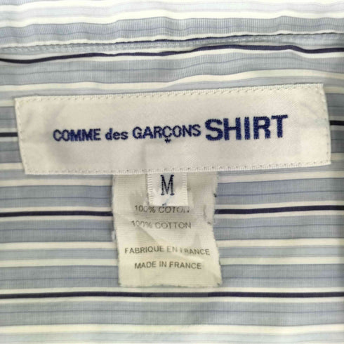 コムデギャルソンシャツ COMME des GARCONS SHIRT ストライプレギュラーカラーL/S シャツ メンズ JPN:M
