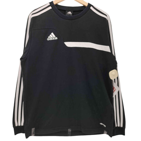 アディダス adidas 00s スリーストライプ パフォーマンスロゴ 刺繍 L/S Tシャツ 長袖 メンズ JPN:M