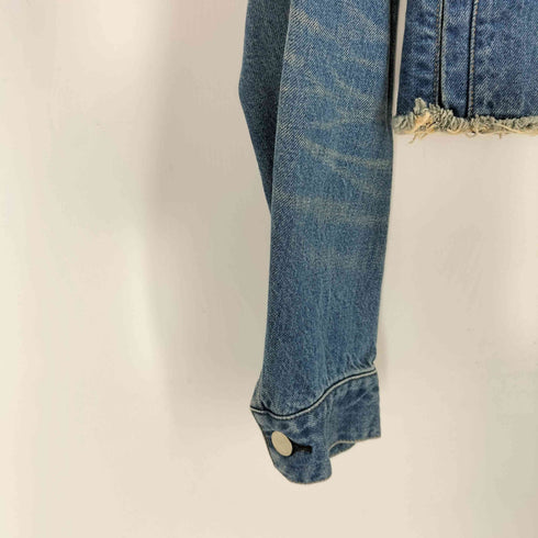 ジェーンスミス JANE SMITH 25SS 12.75oz DENIM CUT O FF TRUCKER デニムジャケット レディース JPN:38