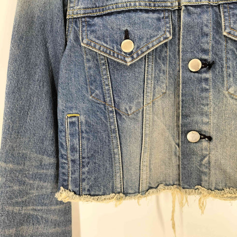 ジェーンスミス JANE SMITH 25SS 12.75oz DENIM CUT O FF TRUCKER デニムジャケット レディース JPN:38