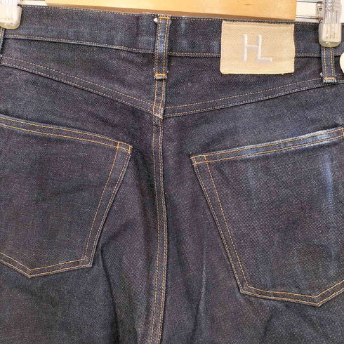 ヘリル HERILL タック ボタンフライ インディゴ ワイドデニムパンツ メンズ 1