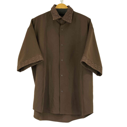 ハレ HARE 襟レース S/S シャツ メンズ FREE