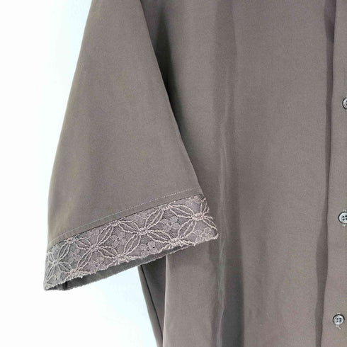 ハレ HARE 襟レース S/S シャツ メンズ FREE