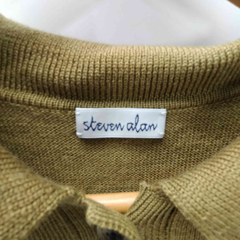 スティーブンアラン Steven Alan ウール ロング ニットポロ ワンピース WOOL POLO SHIRT MOTIF DRESS レディース